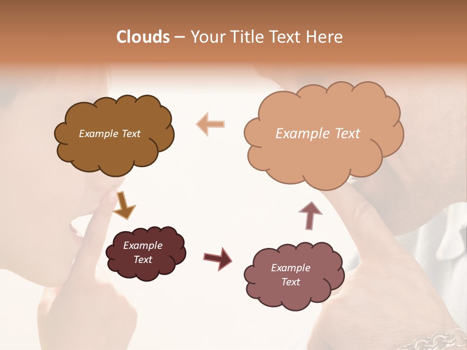 Looking Talk Person PowerPoint Template