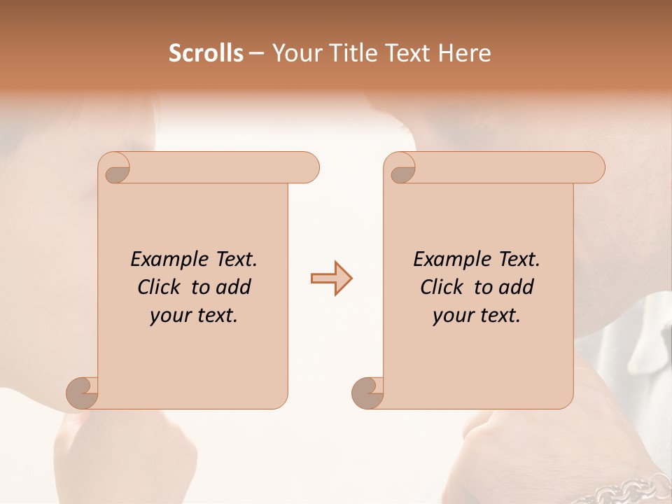 Looking Talk Person PowerPoint Template
