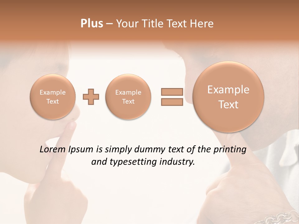 Looking Talk Person PowerPoint Template
