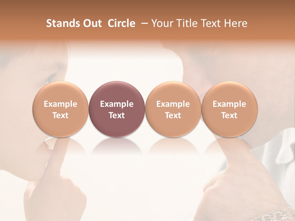 Looking Talk Person PowerPoint Template