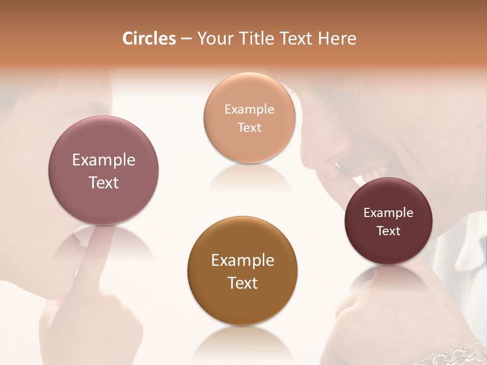 Looking Talk Person PowerPoint Template