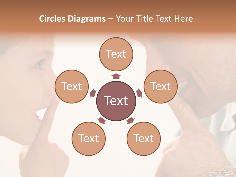 Looking Talk Person PowerPoint Template