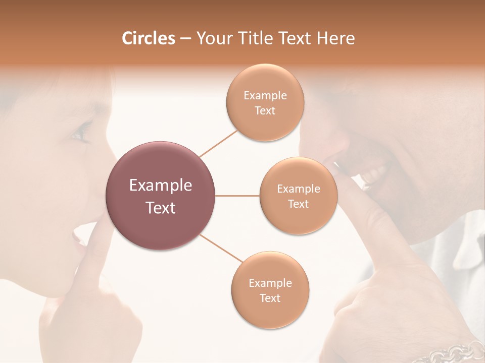 Looking Talk Person PowerPoint Template