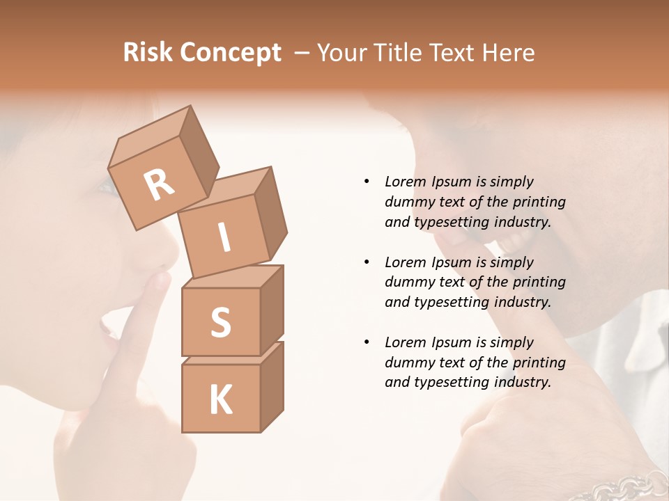 Looking Talk Person PowerPoint Template