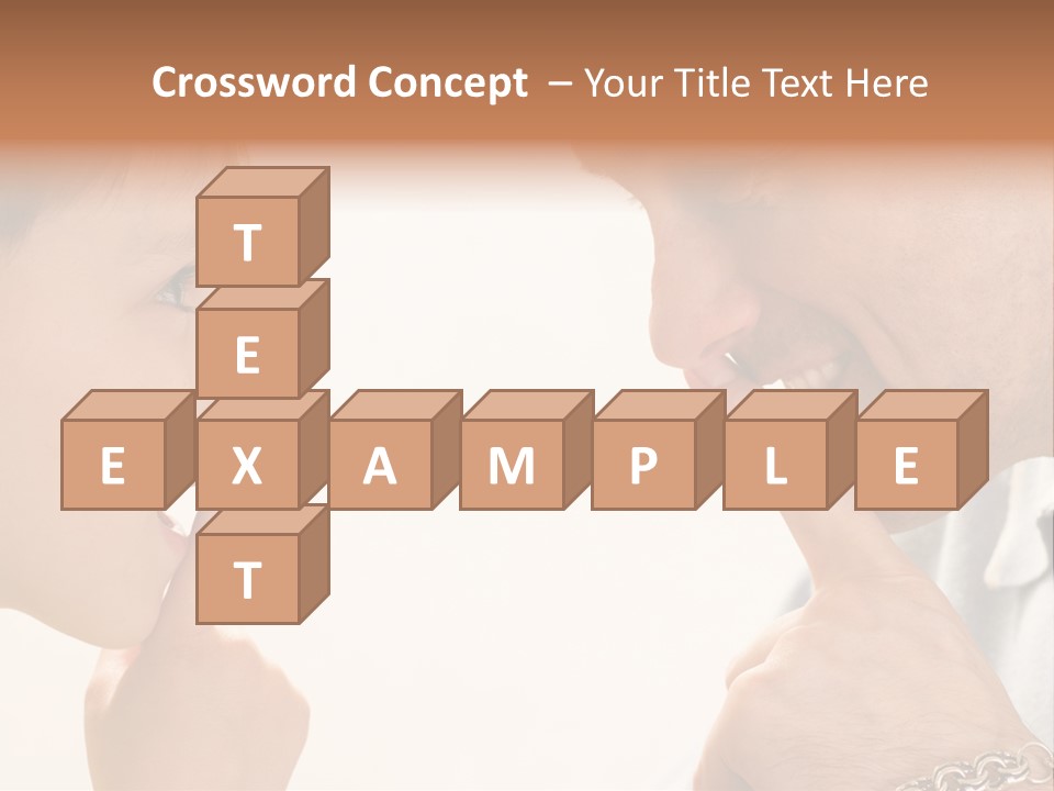 Looking Talk Person PowerPoint Template