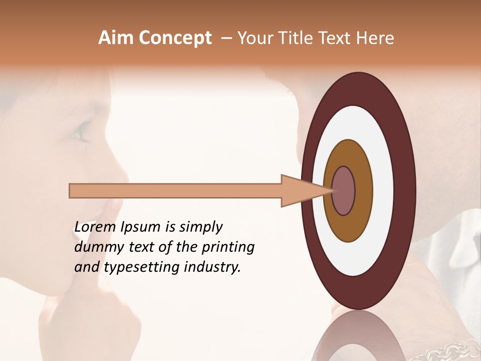 Looking Talk Person PowerPoint Template