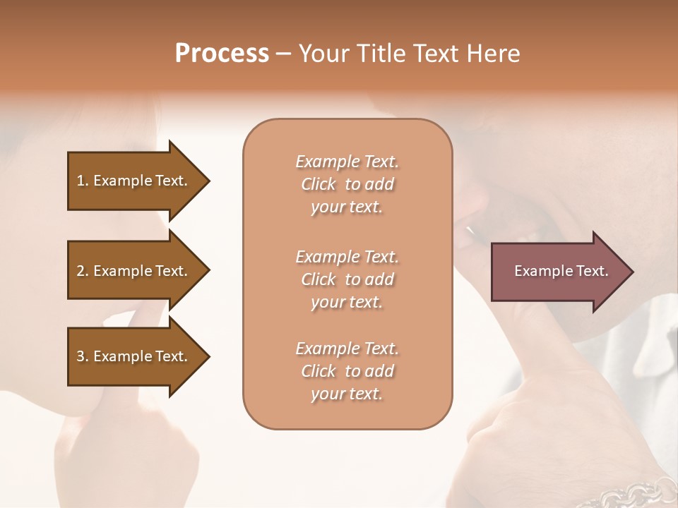 Looking Talk Person PowerPoint Template