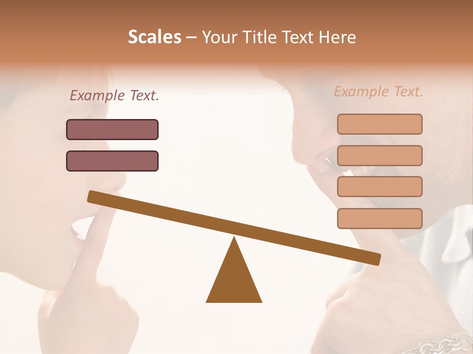 Looking Talk Person PowerPoint Template
