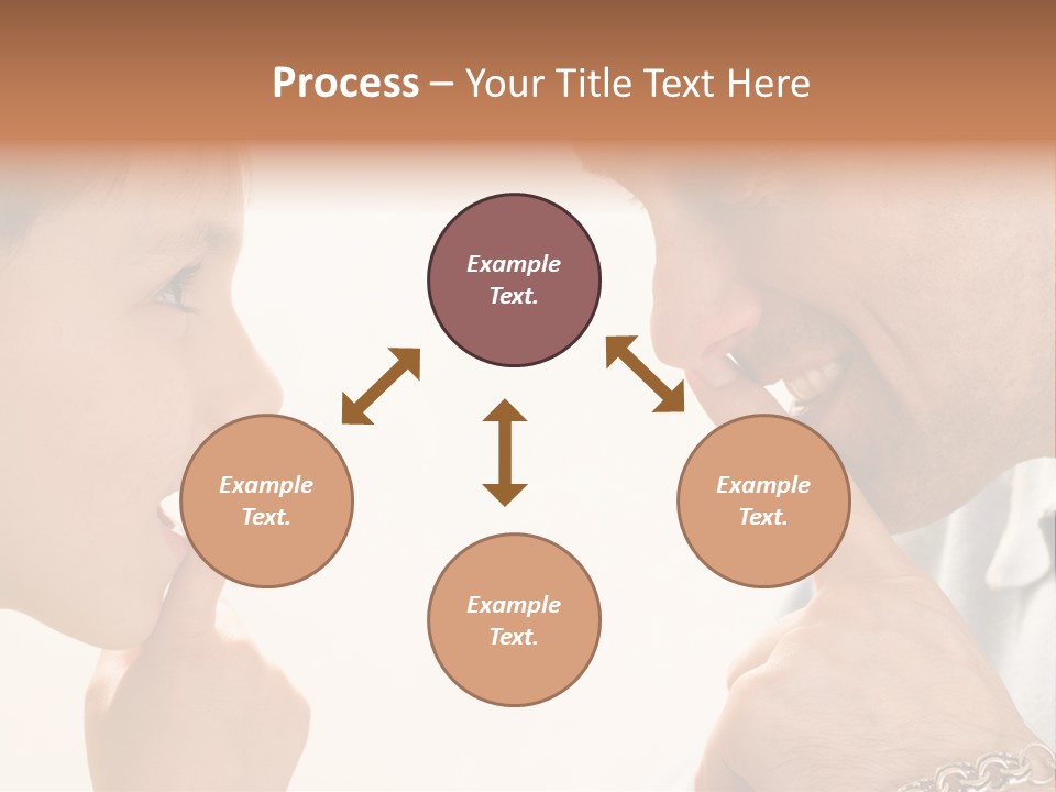 Looking Talk Person PowerPoint Template