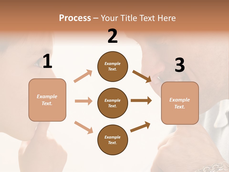 Looking Talk Person PowerPoint Template