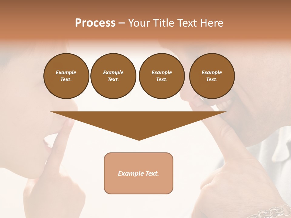 Looking Talk Person PowerPoint Template