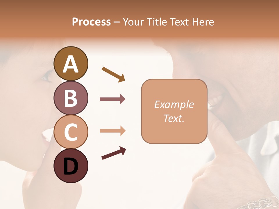 Looking Talk Person PowerPoint Template