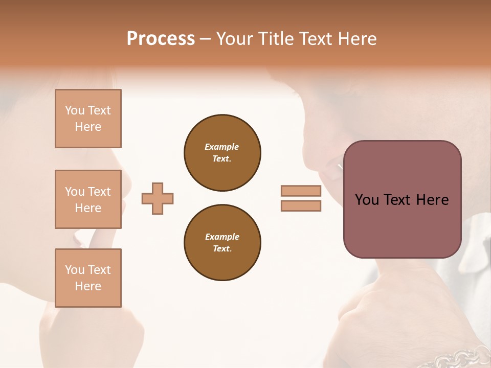 Looking Talk Person PowerPoint Template