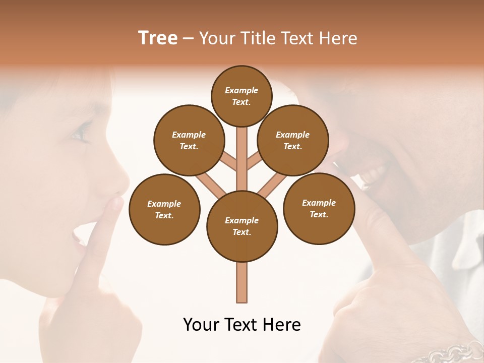 Looking Talk Person PowerPoint Template