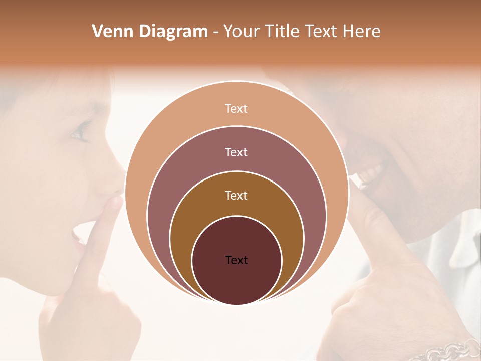 Looking Talk Person PowerPoint Template
