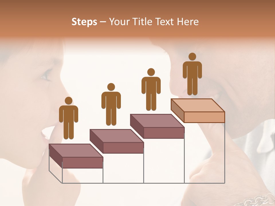 Looking Talk Person PowerPoint Template
