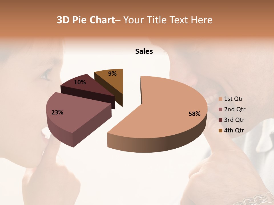Looking Talk Person PowerPoint Template