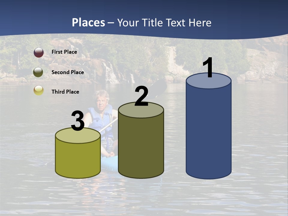 Woods Rocks Tree PowerPoint Template