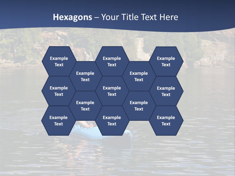 Woods Rocks Tree PowerPoint Template