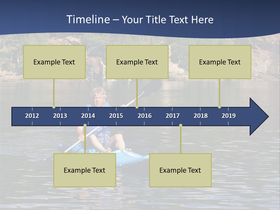 Woods Rocks Tree PowerPoint Template