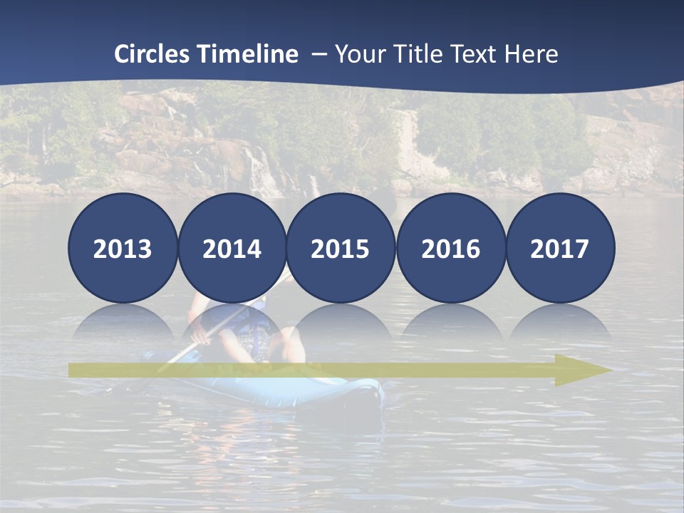 Woods Rocks Tree PowerPoint Template