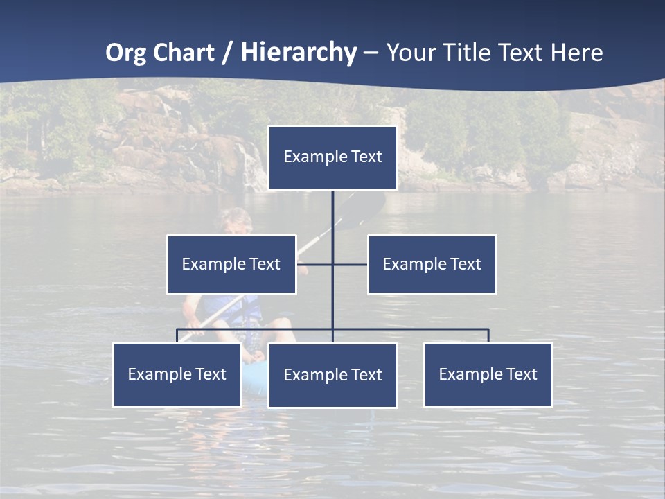 Woods Rocks Tree PowerPoint Template