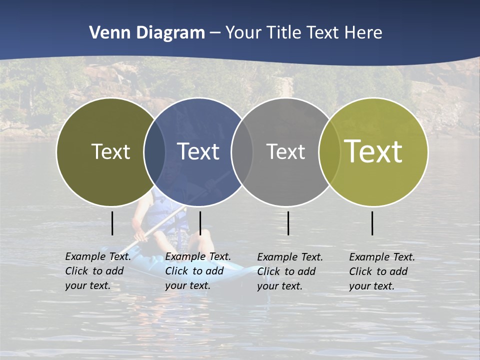 Woods Rocks Tree PowerPoint Template