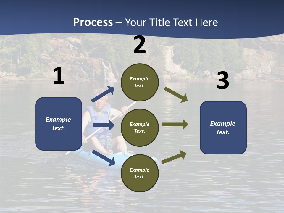 Woods Rocks Tree PowerPoint Template
