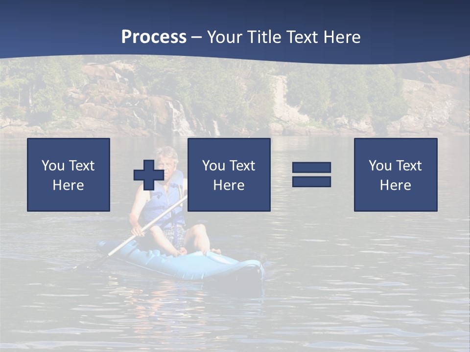 Woods Rocks Tree PowerPoint Template