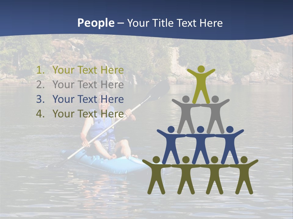 Woods Rocks Tree PowerPoint Template