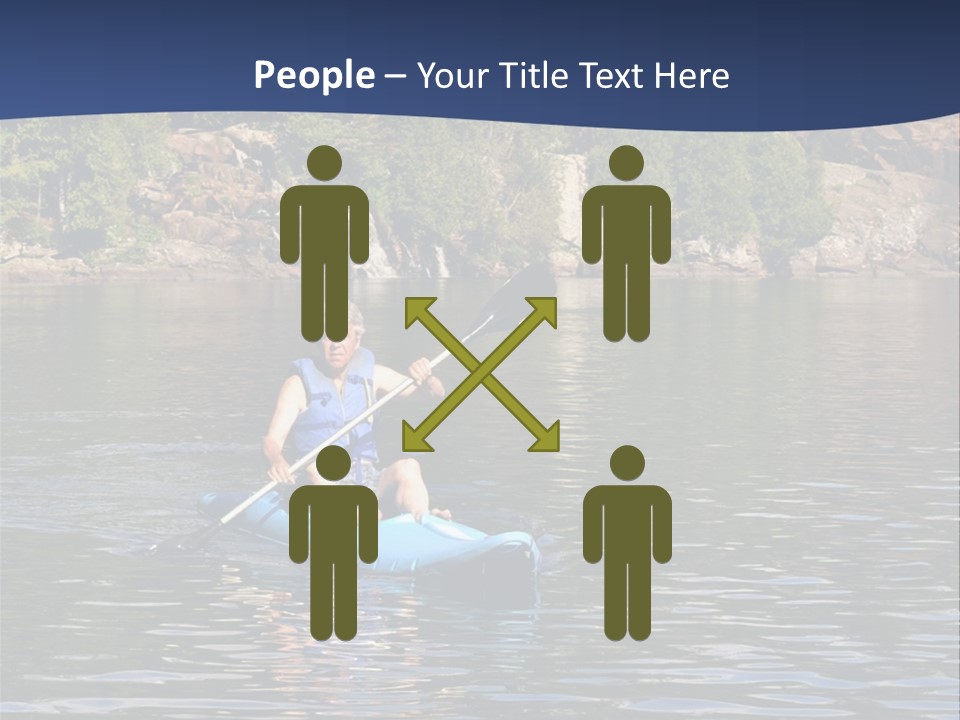 Woods Rocks Tree PowerPoint Template