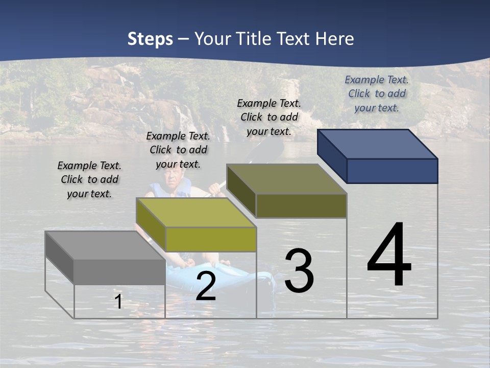 Woods Rocks Tree PowerPoint Template