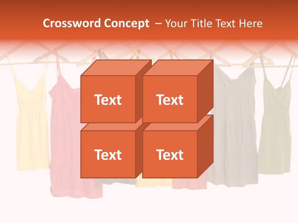 Clothing Loneliness Suit PowerPoint Template