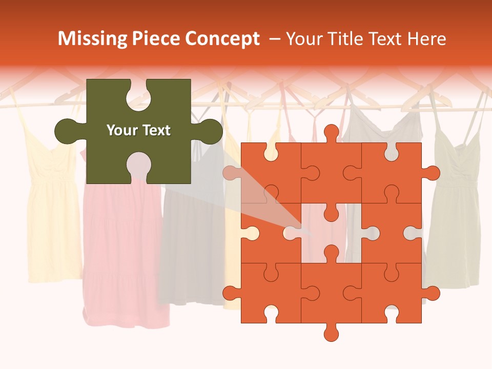 Clothing Loneliness Suit PowerPoint Template