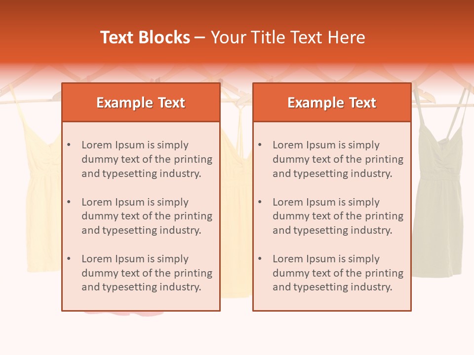 Clothing Loneliness Suit PowerPoint Template