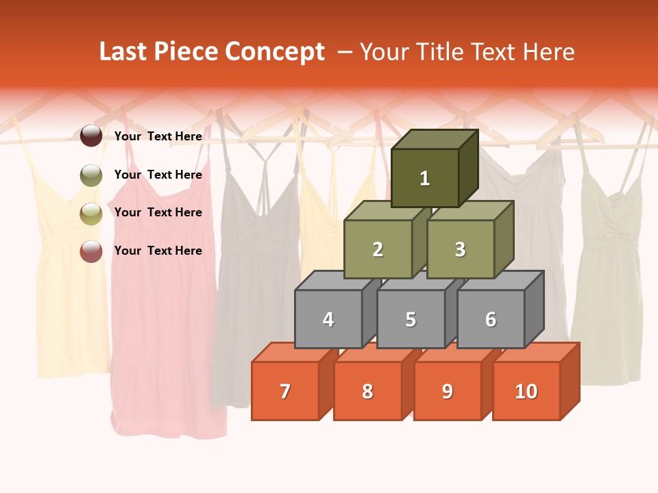 Clothing Loneliness Suit PowerPoint Template