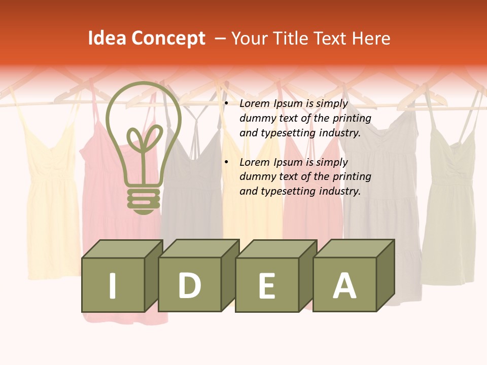 Clothing Loneliness Suit PowerPoint Template