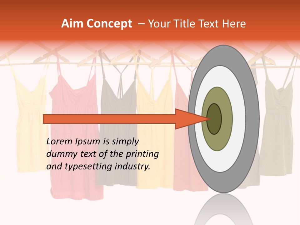 Clothing Loneliness Suit PowerPoint Template