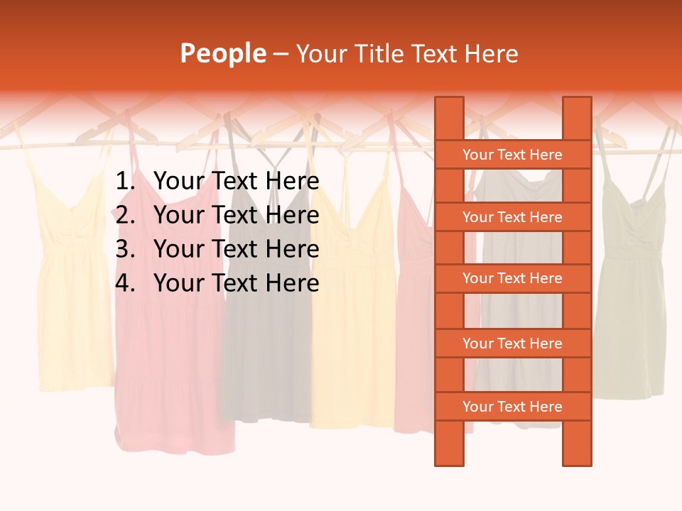Clothing Loneliness Suit PowerPoint Template