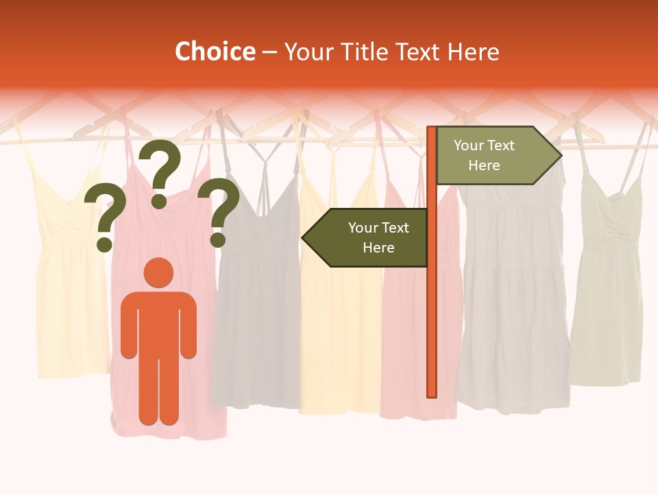 Clothing Loneliness Suit PowerPoint Template