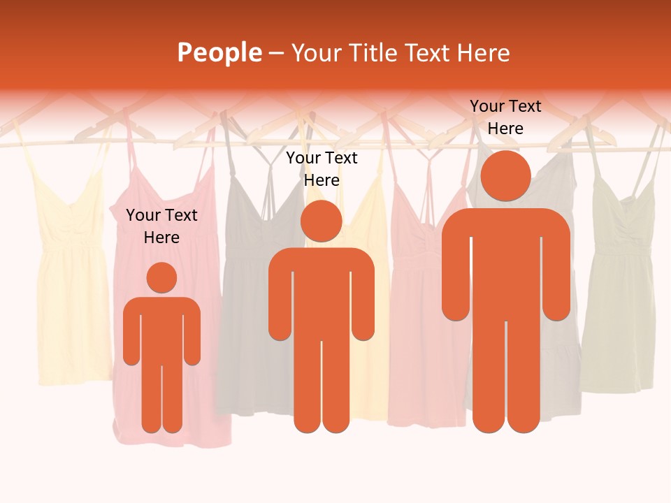 Clothing Loneliness Suit PowerPoint Template