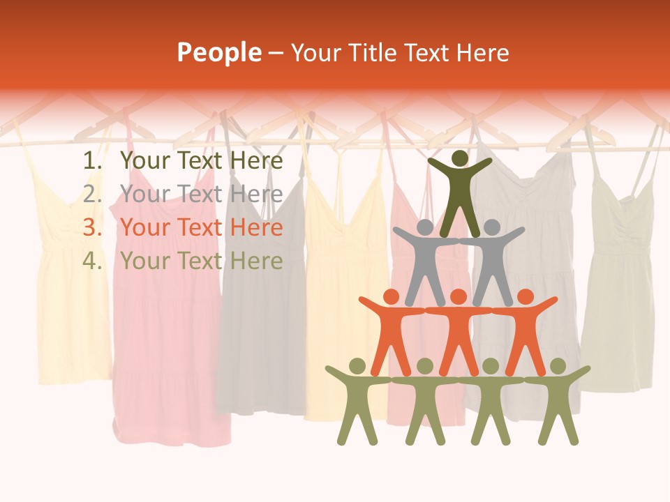 Clothing Loneliness Suit PowerPoint Template