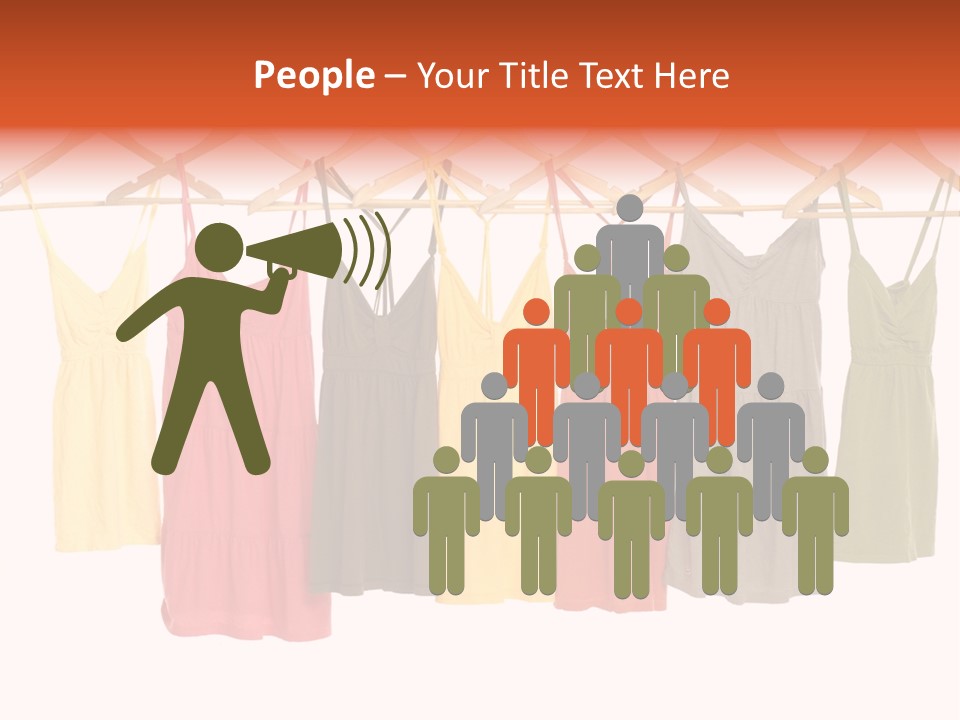 Clothing Loneliness Suit PowerPoint Template