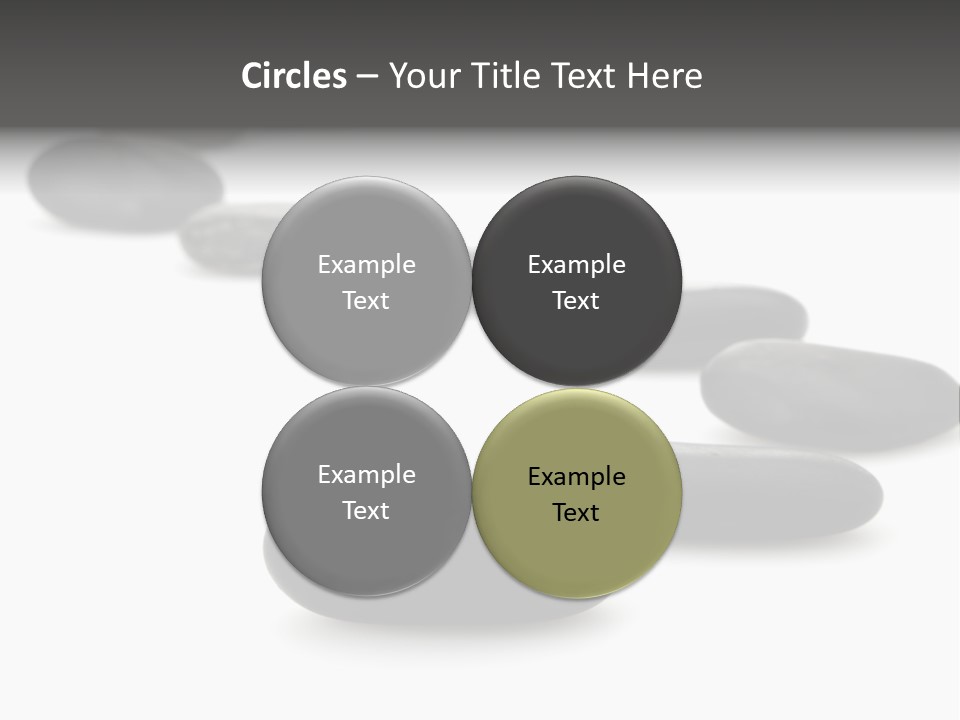 White Zen Black PowerPoint Template