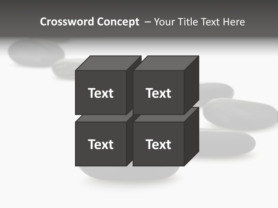 White Zen Black PowerPoint Template