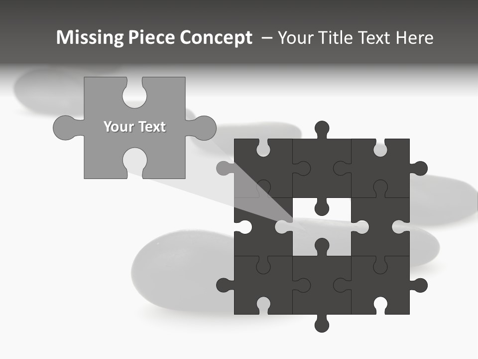 White Zen Black PowerPoint Template