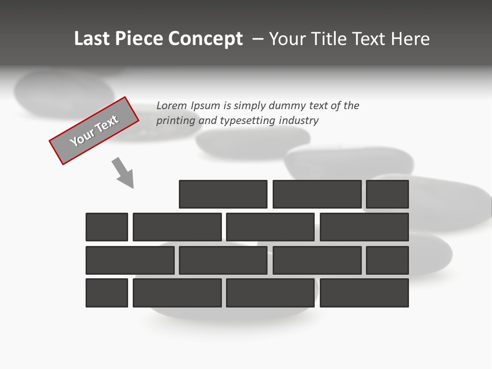 White Zen Black PowerPoint Template