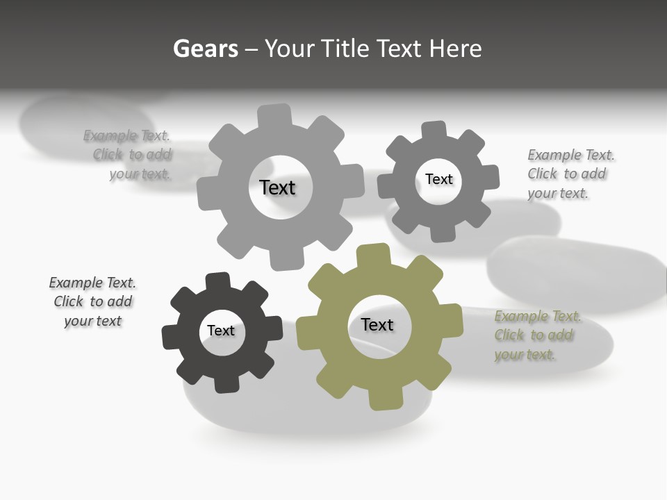 White Zen Black PowerPoint Template