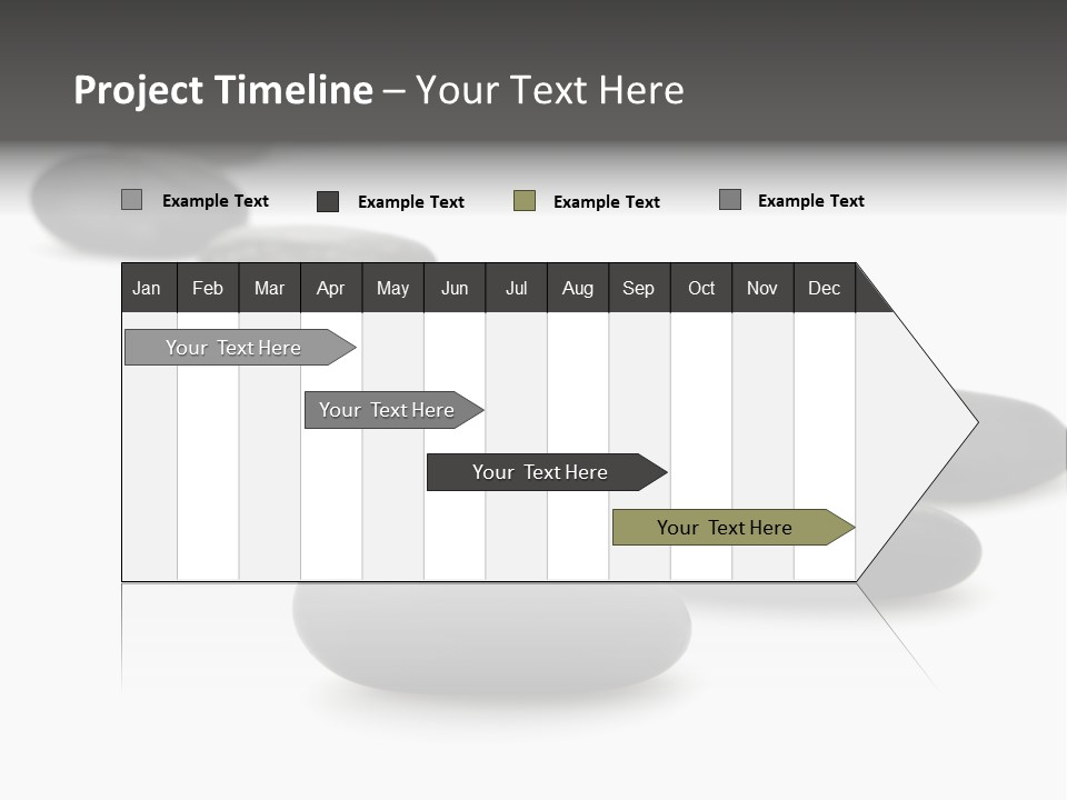 White Zen Black PowerPoint Template