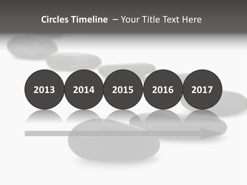 White Zen Black PowerPoint Template